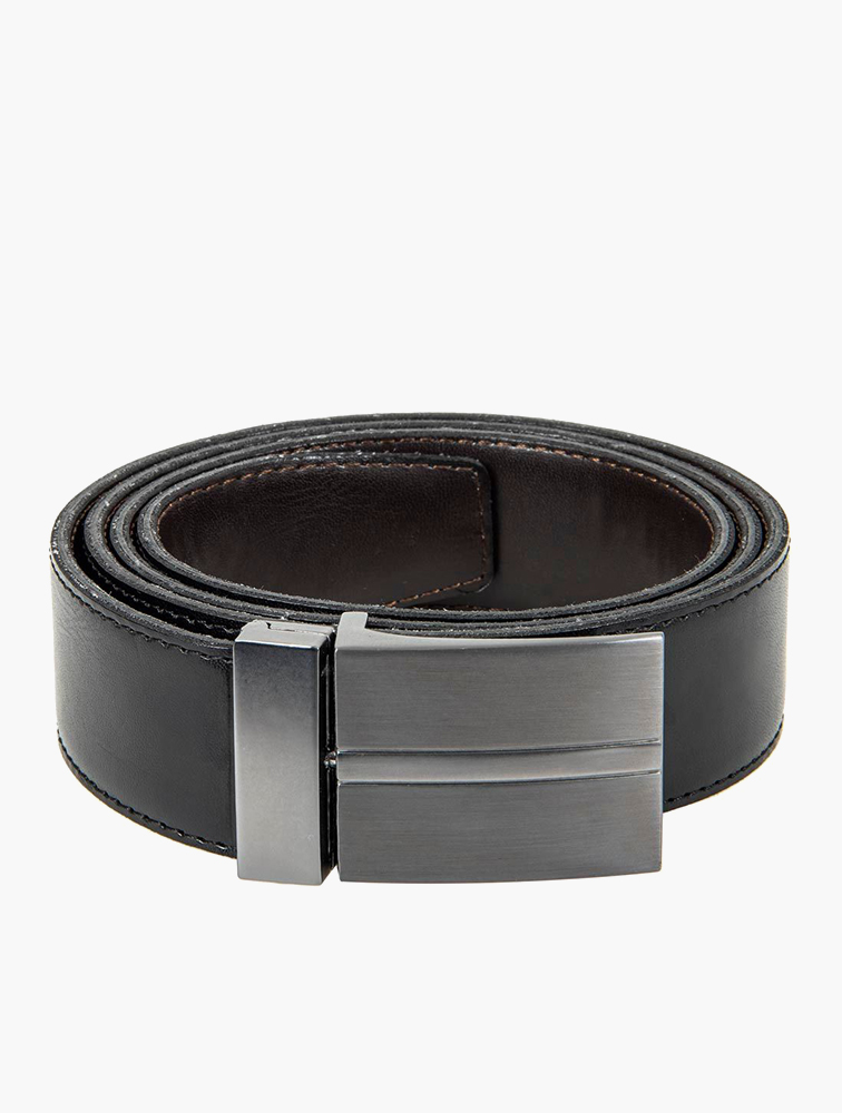 Shop Woolworths Black Reversible Two Tone Belt for Men from MyRunway.co.za